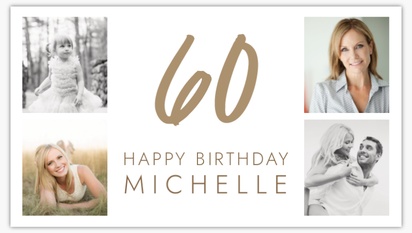 Design Preview for Design Gallery: Adult Birthday Vinyl Banners, 52 x 91 cm