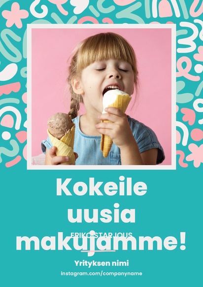 Mallin esikatselu Mallivalikoima: Ruokarekat & Jäätelöautot Julisteet netistä, A1 (594 x 841 mm) 