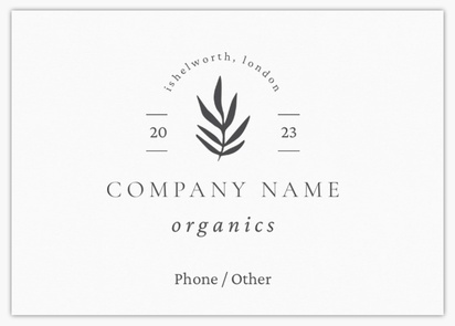 Design Preview for Design Gallery: Retail Roll Labels, Rectangle 10.5 x 7.4 cm White Paper