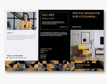 Design Preview for Design Gallery: Interior Design Custom Brochures, 8.5" x 14" Tri-fold