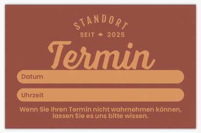 Designvorschau für Designgalerie: Standard-Visitenkarten Retro, Standard (85 x 55 mm)