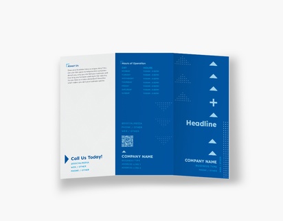 Design Preview for Design Gallery: Information & Technology Folded Leaflets, Tri-fold DL (99 x 210 mm)