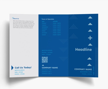 Design Preview for Design Gallery: Customer Service Folded Leaflets, Tri-fold DL (99 x 210 mm)