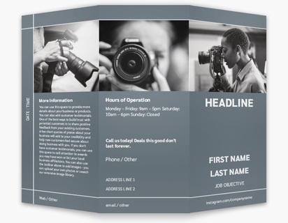 Design Preview for Graphic Design Custom Brochures Templates, 8.5" x 11" Tri-fold