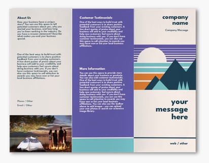 Design Preview for Design Gallery: Travel & Accommodation Custom Brochures, 8.5" x 11" Z-fold