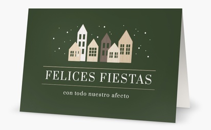 Vista previa del diseño de Galería de diseños de tarjetas de navidad, 18,2 x 11,7 cm  Plegada