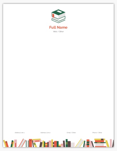 Design Preview for Education & Child Care Notepads Templates, 8.5" x 11"