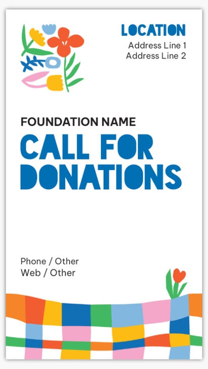 Design Preview for Design Gallery: Campaigning & Fundraising Vinyl Banners, 52 x 91 cm