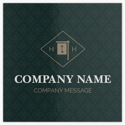 Design Preview for Mortgages & Loans Standard Business Cards Templates, Square (2.5" x 2.5")