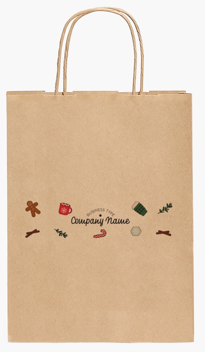 Design Preview for Design Gallery: Food & Beverage Paper Bags, 27.5 x 20.5 x 11 cm
