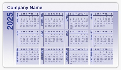 A calendar gray purple design for General Party