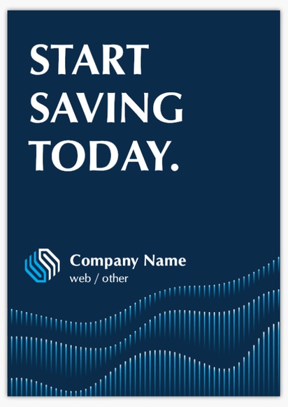 Design Preview for Design Gallery: Finance & Insurance Plastic Signs, A1 (594 x 841 mm)