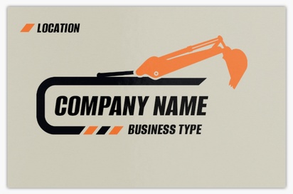 Design Preview for Design Gallery: Building Construction Metallic Business Cards