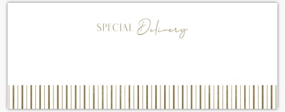 Design Preview for Holiday Custom Envelopes Templates, 4” x 8”