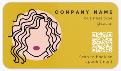 Design Preview for Hair Salons Rounded Corner Business Cards Templates, Standard (3.5" x 2")