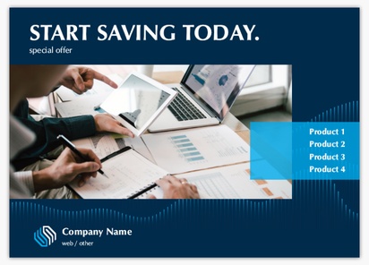 A finance planning finance company blue white design for Traditional & Classic
