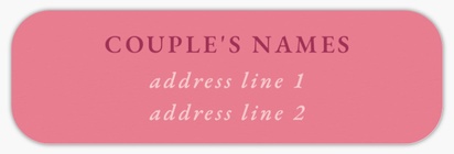 Design Preview for Design Gallery: Bold & Colourful Return Address Labels