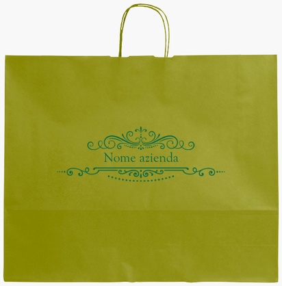 Anteprima design per Galleria di design: sacchetti di carta stampa monocolore per arredamento e casalinghi, XL (54 x 14 x 45 cm)