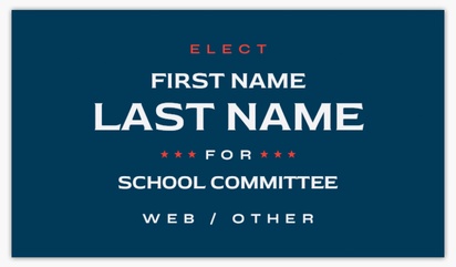 A school committee Politics blue gray design for Election