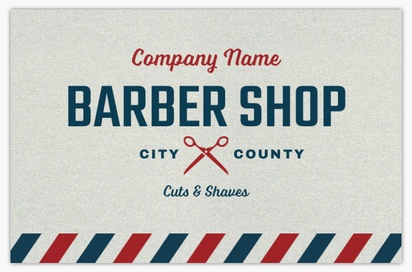 Design Preview for Design Gallery: Barbers Pearl Business Cards