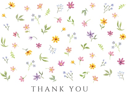 Design Preview for Thank You Cards: Examples and Templates, Flat 10.7 x 13.9 cm