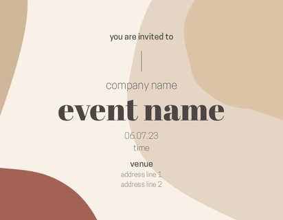 Design Preview for Design Gallery: Business Invitations and Announcements, Flat 10.7 x 13.9 cm