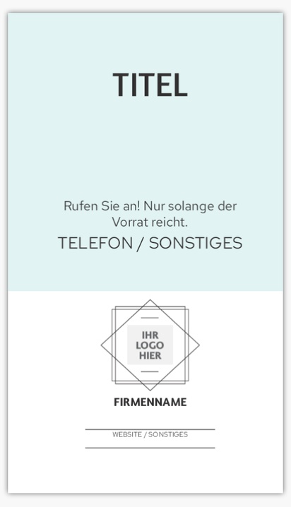Designvorschau für Designgalerie: Roll-Up-Banner Marketing & PR, 118 x 206 cm Economy