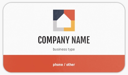 Design Preview for Electricians Rounded Corner Business Cards Templates, Standard (3.5" x 2")