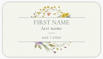 Design Preview for Design Gallery: Event Planning & Entertainment Product Labels on Sheets, Rounded Rectangle 8.7 x 4.9 cm