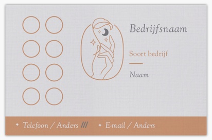 Voorvertoning ontwerp voor Ontwerpgalerij: Religieus en spiritueel Linnen visitekaartjes