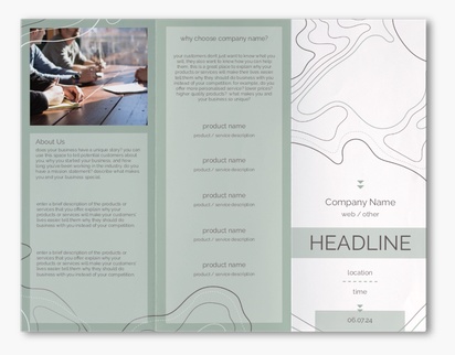 Design Preview for Design Gallery: Marketing & Communications Custom Brochures, 8.5" x 11" Z-fold