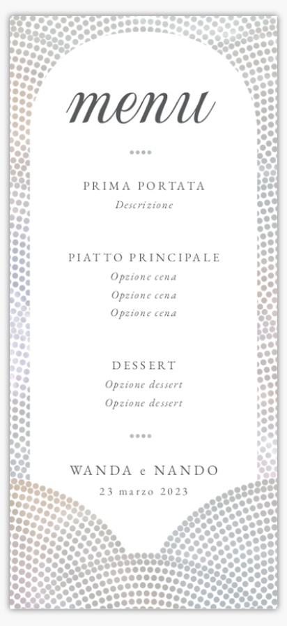 Anteprima design per Menu Matrimonio: Esempi e Modelli