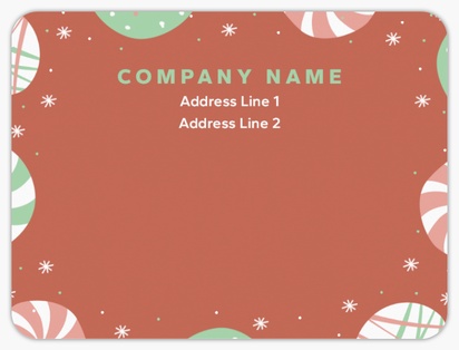 Design Preview for Design Gallery: Sweet Shops Mailing Labels, 10 x 7.5 cm