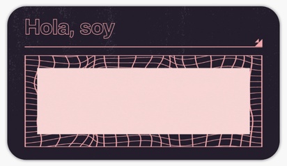 Vista previa del diseño de Galería de diseños de pegatinas en hojas para arte y entretenimiento, 8,7 x 4,9 cm Rounded Rectangle