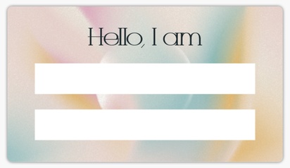 Design Preview for Name Tags Templates and Ideas