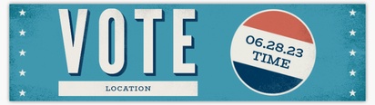 A election political party blue gray design for Business