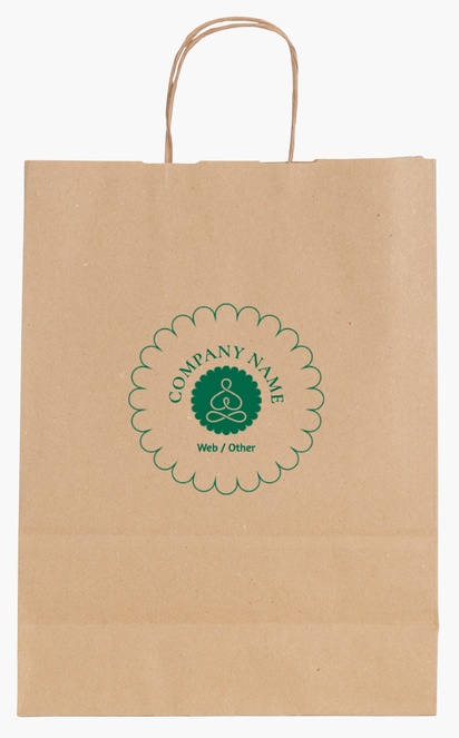 Design Preview for Design Gallery: Therapy Single-Colour Paper Bags, M (26 x 11 x 34.5 cm)