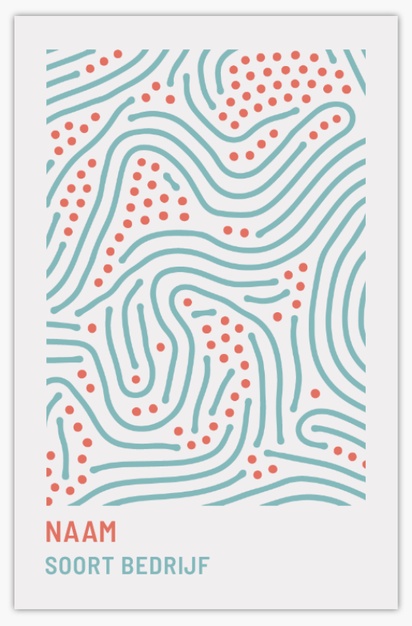Voorvertoning ontwerp voor Ontwerpgalerij: Soft-touch visitekaartjes