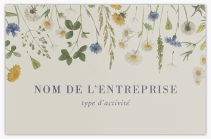 Aperçu du graphisme pour Galerie de modèles : cartes de visite ultra épaisses pour fleuriste, Standard (85 x 55 mm)
