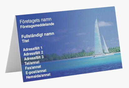 Förhandsgranskning av design för Designgalleri: Fordon & transport Vikta visitkort