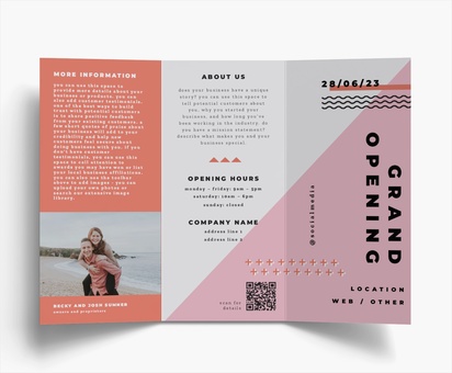 Design Preview for Templates for Minimal Flyers and Pamphlets , Tri-fold DL
