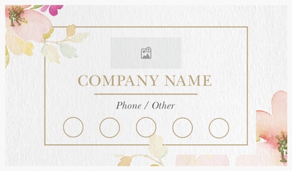 Design Preview for Design Gallery: Beauty Consulting & Pampering Natural Textured Business Cards