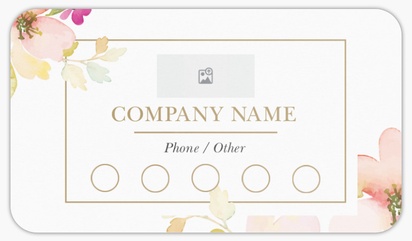 Design Preview for Skin Care Rounded Corner Business Cards Templates, Standard (3.5" x 2")