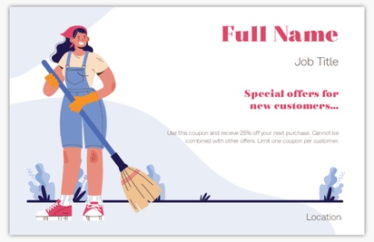 Design Preview for Design Gallery: Cleaning Services Postcards, Oversized