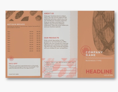 Design Preview for Bakeries Custom Brochures Templates, 8.5" x 14" Tri-fold