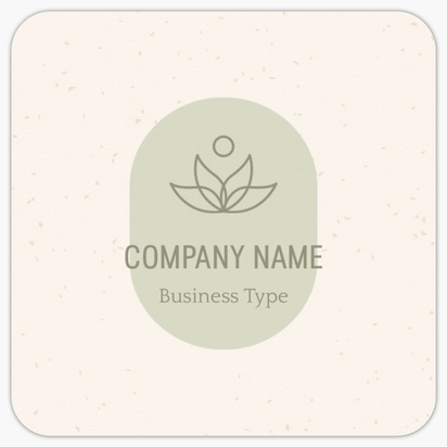 Design Preview for Design Gallery: Holistic & Alternative Medicine Rounded Corner Business Cards, Rounded Square (65 x 65 mm)