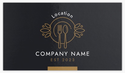 Design Preview for Design Gallery: Food Catering Standard Business Cards, Standard (3.5" x 2")