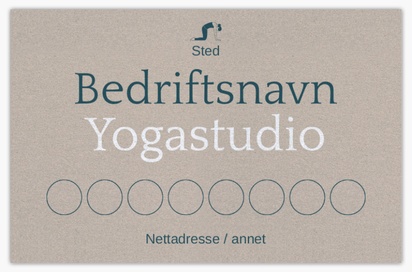 Forhåndsvisning av design for Designgalleri: Yoga & pilates Visittkort av perlemorspapir