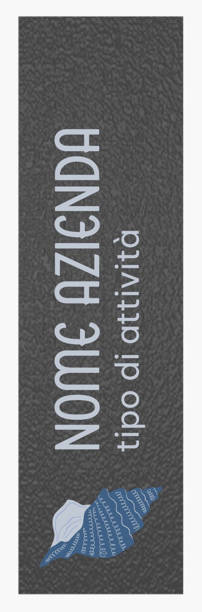 Anteprima design per Galleria di design: Etichette in bobina per Viaggio e soggiorno, Rettangolare 7 x 2 cm Carta nera colorata in polpa
