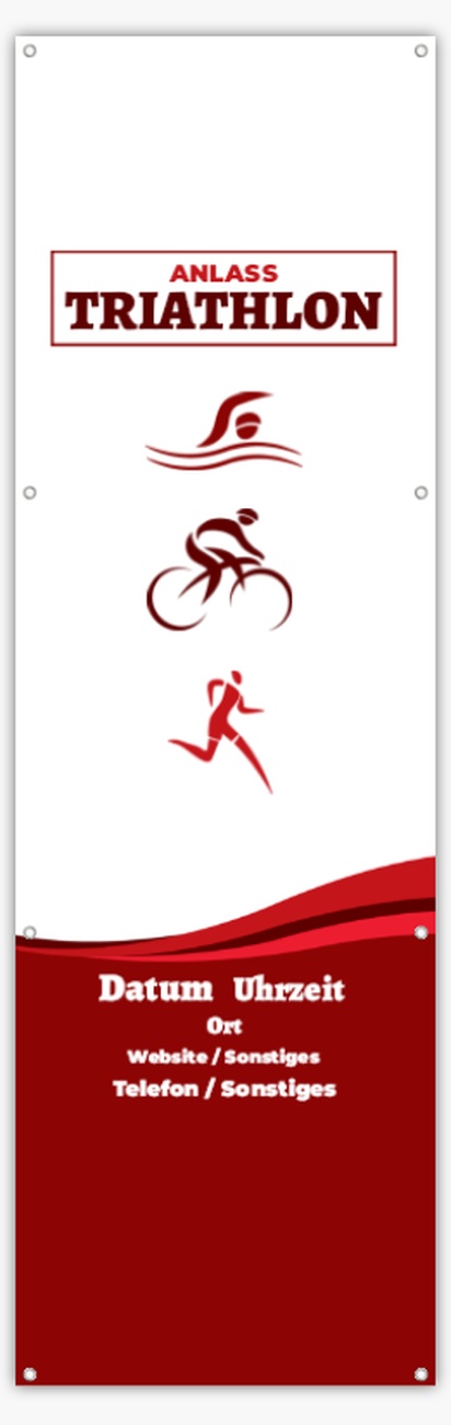 Designvorschau für Designgalerie: Mesh-Banner Sport & Fitness, 76 x 244 cm